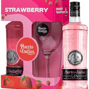 Puerto de Indias Strawberry dárková kazeta 0.7l