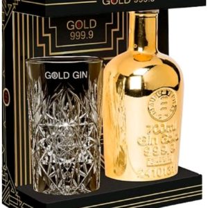 Gin Gold 999.9 dárková kazeta 0.7l