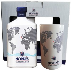 Nordes gin sada s 2 sklenicemi 0.7l