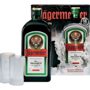 Jagermeister se skleničkama 0.7l