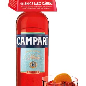 Campari Bitter se skleničkou 0.7l