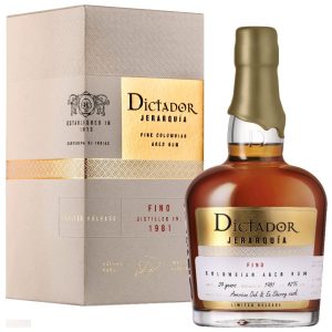 Rum Dictador Jerarquía Fino 1981 gB 42%0.70l