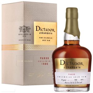 Rum Dictador Jerarquía Pardo 1985 gB 40%0.70l