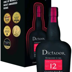 Rum Dictador 12y matná lahev gB 40%0.70l