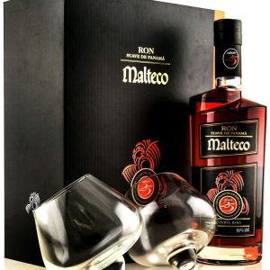 Rum Malteco 25y Panama + 2sklo gB 40%0.70l