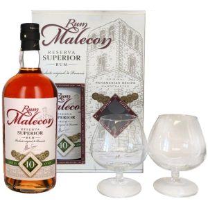 Rum Malecon 10y + 2skla gB 40%0.70l