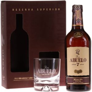 Rum Abuelo 7y + sklo 37.5%0.70l