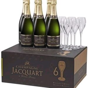 Jacquart blanc Mosaique + 6sklo 6x0.75l