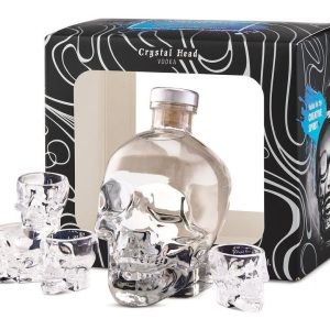 Vodka Crystal Head Original + 4sklo SHOT 2023 gB 40%0.70l