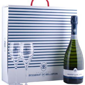 Besserat de Bellefon Bleu + 2skleničky 0.75l